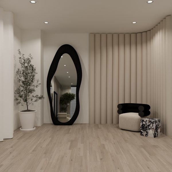 Waveform Wall Partition