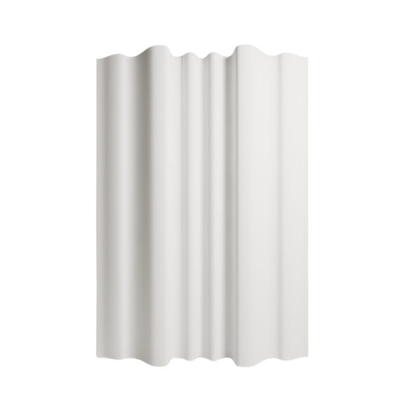 Waveform Wall Partition