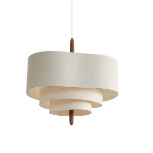 Elegant Layered Fabric Chandelier