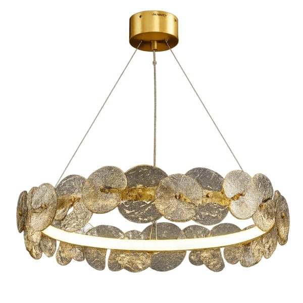 Crystal Glow Ring Chandelier