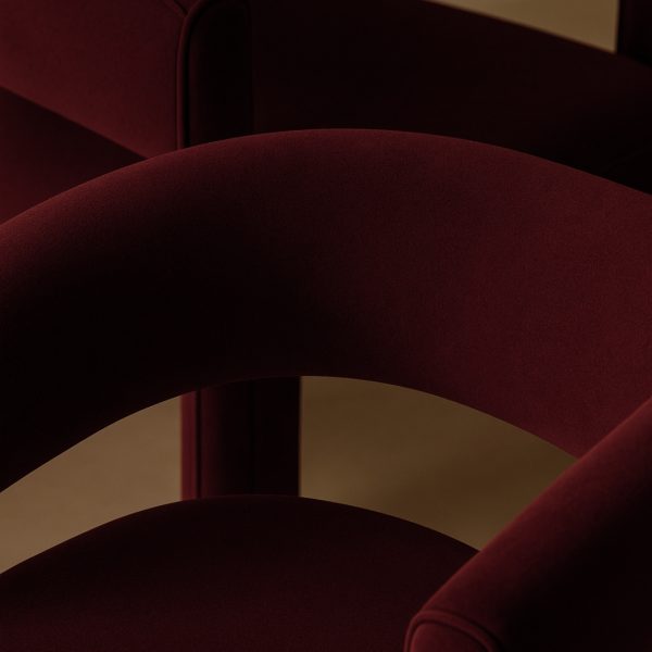 Bordeaux Curve Chair