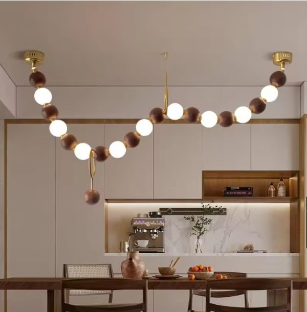 Beaded Glow Chandelier