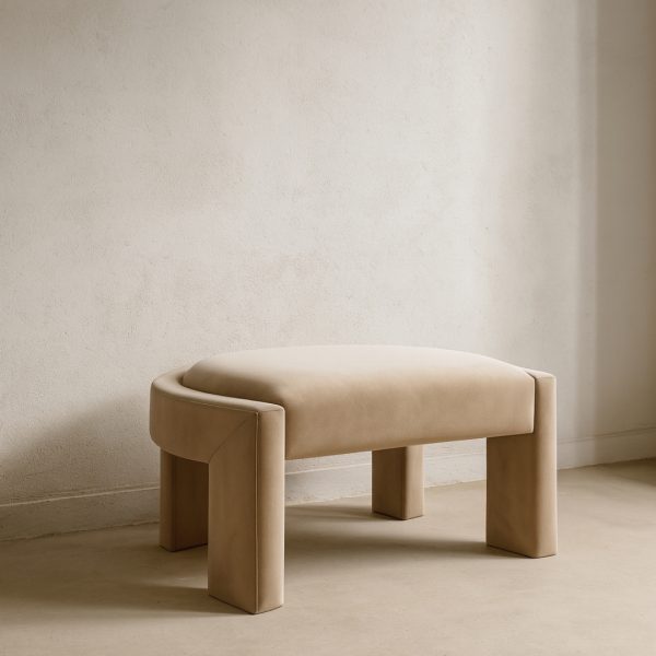 Curved Elegance Ottoman