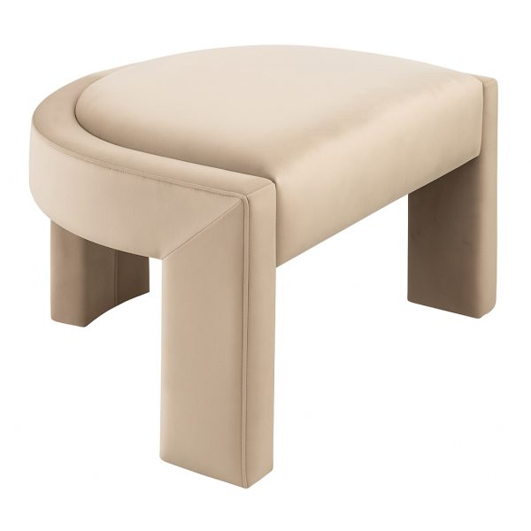 Curved Elegance Ottoman
