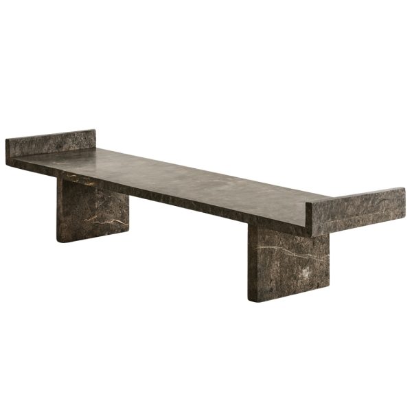 Obsidian Marble Bench