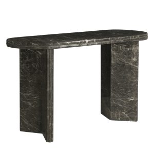 Demetri Black Marble Console Table