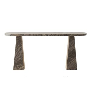 Demetri Oyster Marble Console Table