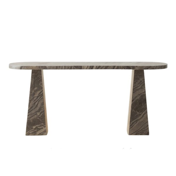 Demetri Oyster Marble Console Table