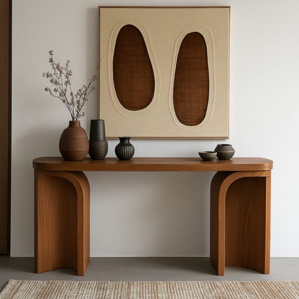 Arcos Walnut Console Table