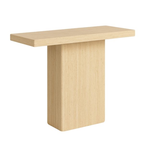 Solara Travertine Console Table