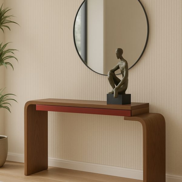 Aurea Walnut Console Table