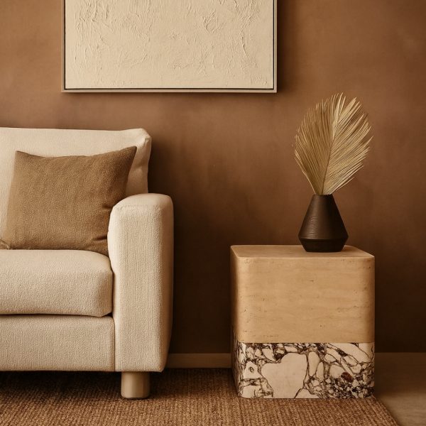 Terra Marble Block Table