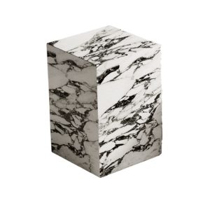 Calacatta Cube Side Table
