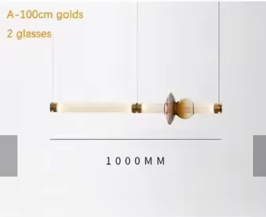 Linear Glass Chandelier