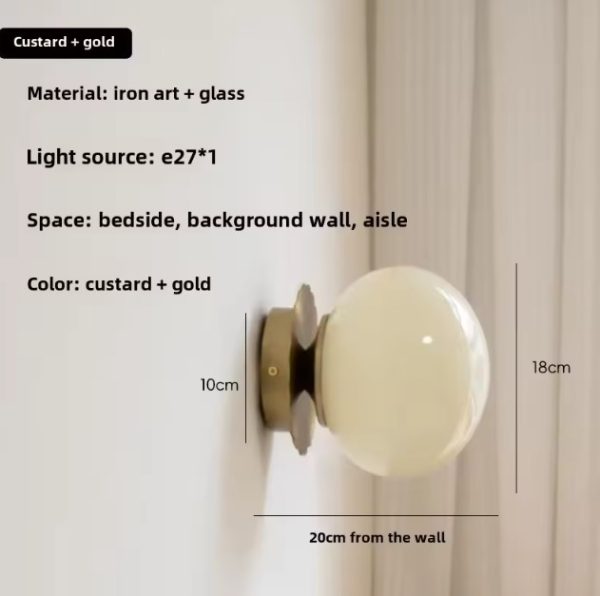 Luna Globe Wall Light