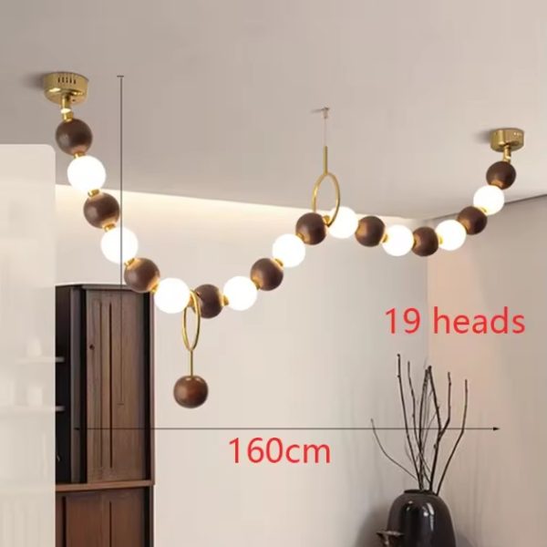 Beaded Glow Chandelier